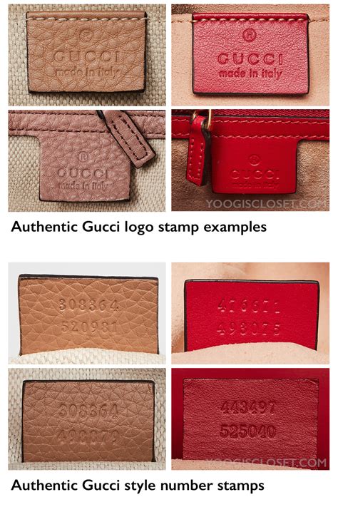 authentic vintage gucci tags|Gucci Tag .